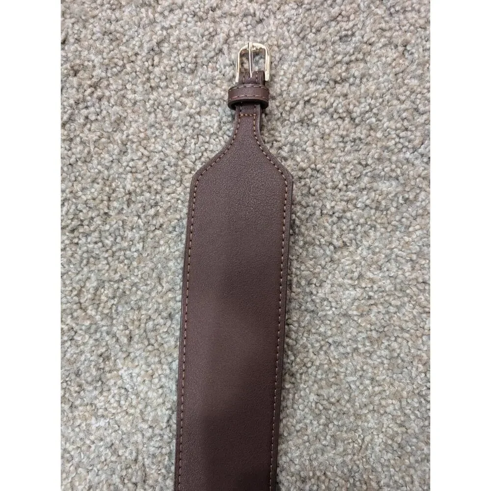 Corset Waist Belt Western Boho Chic Minimalist Women's Brown 2.5